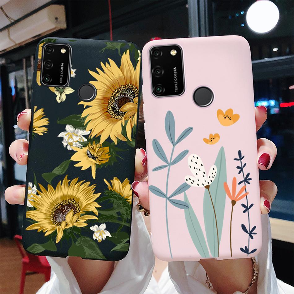 Для Huawei Honor 9A Чехол 2020 Силиконовая Крышка Мягкий Бампер Чехол Для Huawei Honor 9A Чехлы для Телефона MOA-LX9N Honor9A Сердце Любви Funda