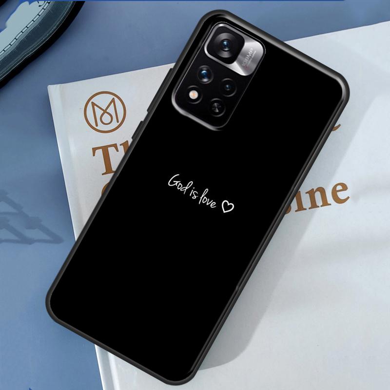 Чехол со цитатами из Библии для Xiaomi Redmi Note 14 13 Pro 12 11 9 10 9S 10S 11S 12S Redmi 13C 10C 12C 14C