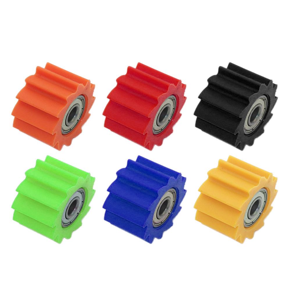 Motorbike Chain Roller Tensioner Pulley Motorcycle Wheel Guide 8mm for XR CR CRF 125 250 450 Pit Pro Dirt Bike Motorcycle