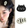 Cute Cartoon Cats Fish Shaped Hair Clip For Women Resin Hair Decoration Unique Hairpieces Fashionable Hair Accessories