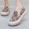 2025 весна и лето новые модные универсальные женские туфли женские повседневные и удобные, на толстой подошве женские туфли с одной педалью легкие, легкие, с запахом изо рта