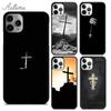 Чехол для телефона с крестом на библейском христианском католике для iPhone 11 12 13 14 Pro Max mini XR XS SE 2020 6S 7 8 Plus Galaxy S21 S22