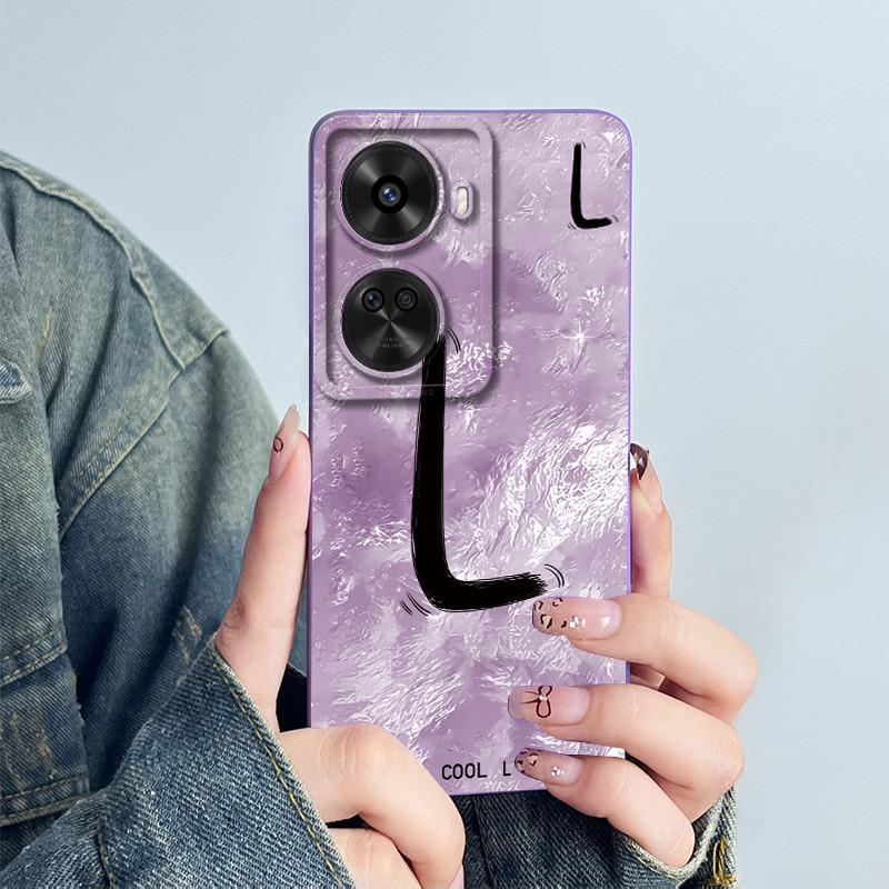 Чехол для Huawei Nova 11 SE Nova 12 SE Чехол для телефона Nova 11SE 12SE Уникальный Роскошный Буквы Мягкий Силикон Защитная Задняя Крышка Бампер