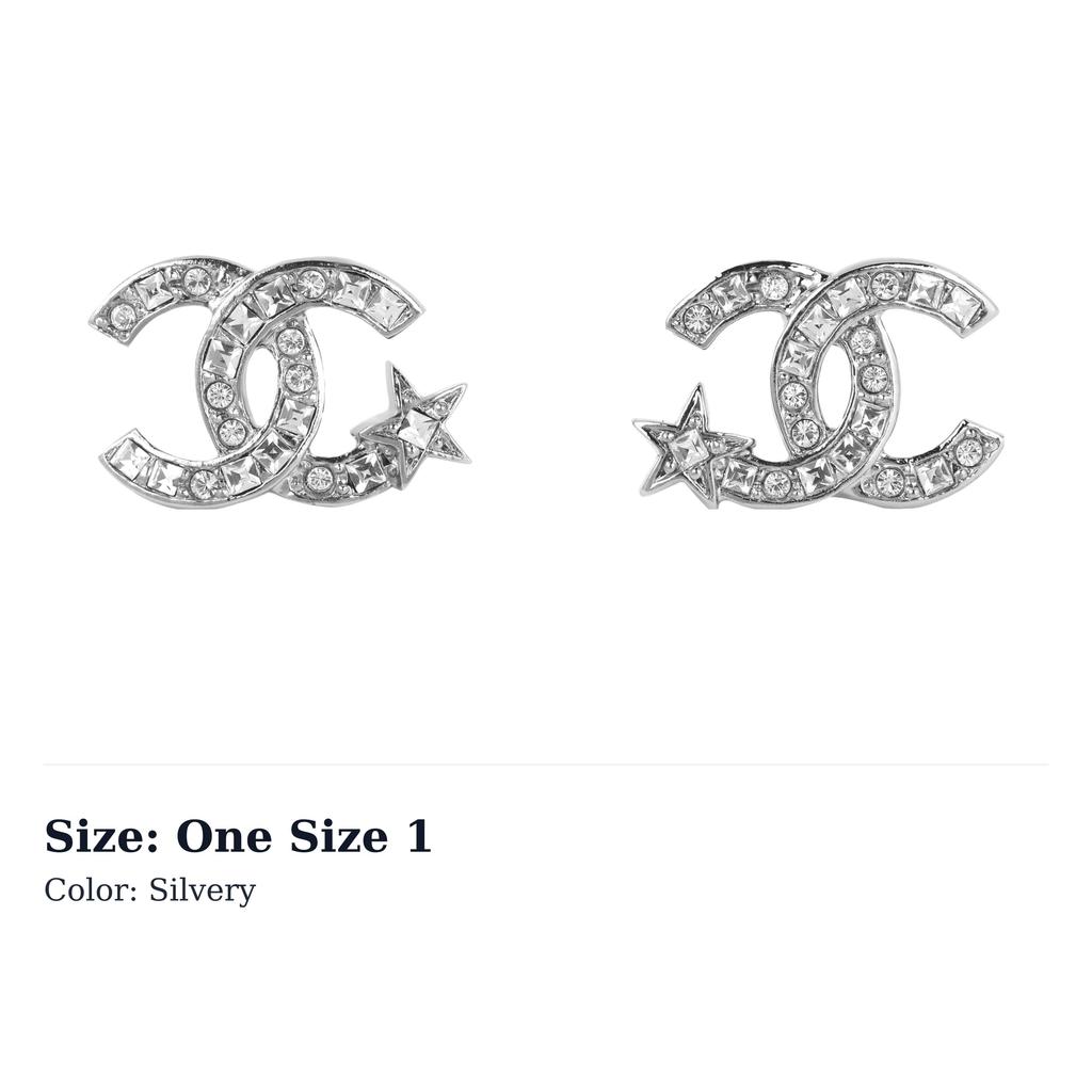 Chanel Серебряные Серьги-Гвоздики Женские AB6202-B05633-NC451