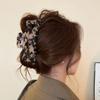 Hollow Bowknot Hair Claw Sweet Large Shark Clip Cute Ponytail Clip  Female