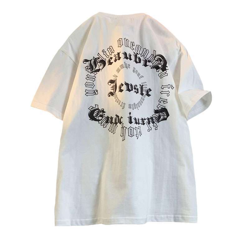 Женская модная футболка с коротким рукавом, мужская и женская, для пар, летняя свободная блузка с коротким рукавом, повседневная футболка