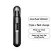 Мужской аккумуляторный электрический триммер для чистки ноздрей и бритья