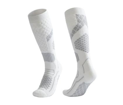 Ski Compression Socks For Men Women Thermal Cycling Socks With Cushion Sole Moisture Wicking Hiking Socks Winter Warm Long Socks