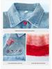 Spring Girls' Cat Denim Princess Dress Set - Baby Puffy Skirt Two-Piece