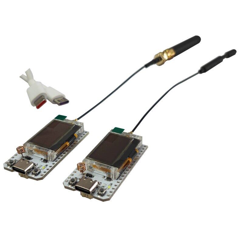 2PCS New V3 Version 433MHZ/868MHz-915MHz SX1276/SX1278 ESP32 LoRa OLED Lora Kit 32 V2 Development Board for Arduino