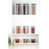 Set Of 9 Tidy Square Food And Spice Storage Containers