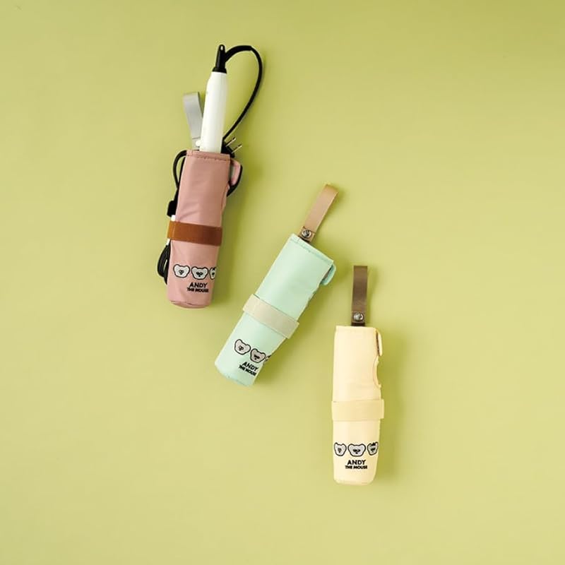 Гоуэлл Гоуэлл ЭНДИ мышь волосы утюг чехол трио (светло-желтый) | Термостойкий чехол для утюжка для волос, держатель для утюга, подвесной держатель для утюга, дорожные принадлежности