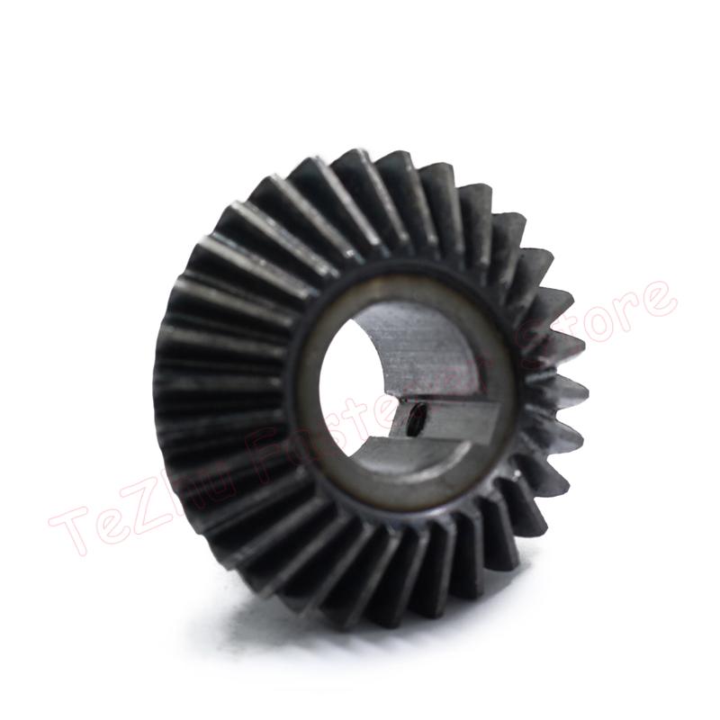 1pc 1:1 Bevel Gear 2.5M 20 30 Teeth 2.5 Module 20T 30T 90 Degrees Meshing Angle Steel Gears Keyway Bore 12 14 15 16 17 18-35mm