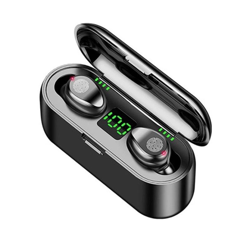 Беспроводная игровая гарнитура F9 Bluetooth In-Ear с сенсорным управлением и дисплеем питания