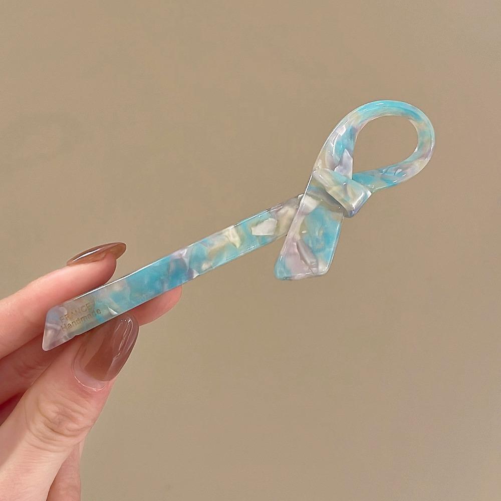 BEPAN Retro Leopard Print Acetic Acid Bow Hair Clip Korean Style Barrettes Bowknot Hairpin wear Side Clip Girl