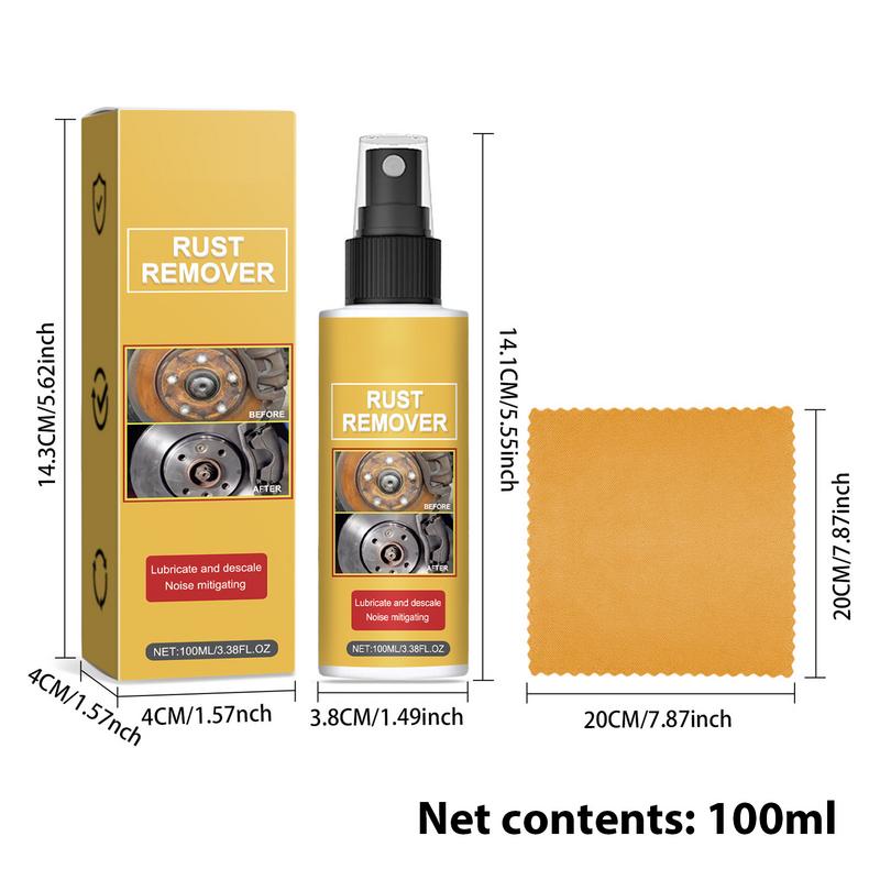 Очиститель металла спрей кондиционер для металла для автомобилей многоцелевой спрей 100 мл очиститель металла и кондиционер для удаления ржавчины