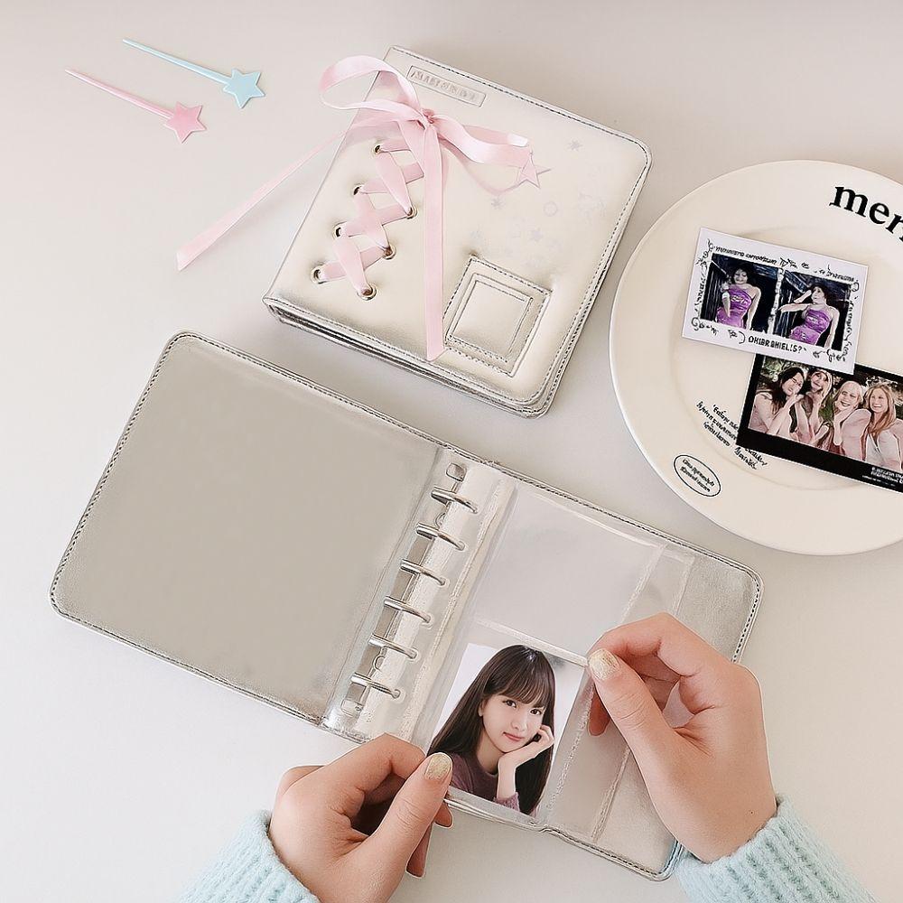 Обложка фотоальбома на кольцах, обложка для фотокарточек в корейском стиле, обложка для блокнота-биндера A5/A7, для учебы