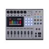 Podcast Recorder Mix, Record, Edit All-in-One Podcast Studio Multi-Track Recorder P8 Silver