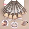 7/15Pcs Professional Makeup Brushes Set Brown Cosmetics Tools for Women Powder Eye Shadow Foundation Contour Blusher Beauty