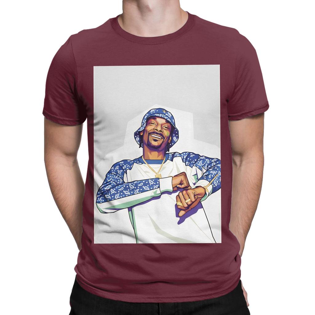 Snoop Dogg Pop Art Poster Funny Graphic 100 Cotton TShirt Snoop Dogg Tees Tops For Unisex