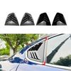 For Alfa Romeo Giulia 2015 2016 2017-2024 ABS Plastic Rear Window Quarter Louver Cover Side Vent Trim Car Adhesive Accessories