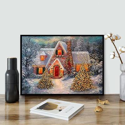 5D DIY Алмазная картина Теплый дом Набор для вышивки крестом Мозаика Алмазная вышивка Полный круглый/квадратный дрель Украшение дома