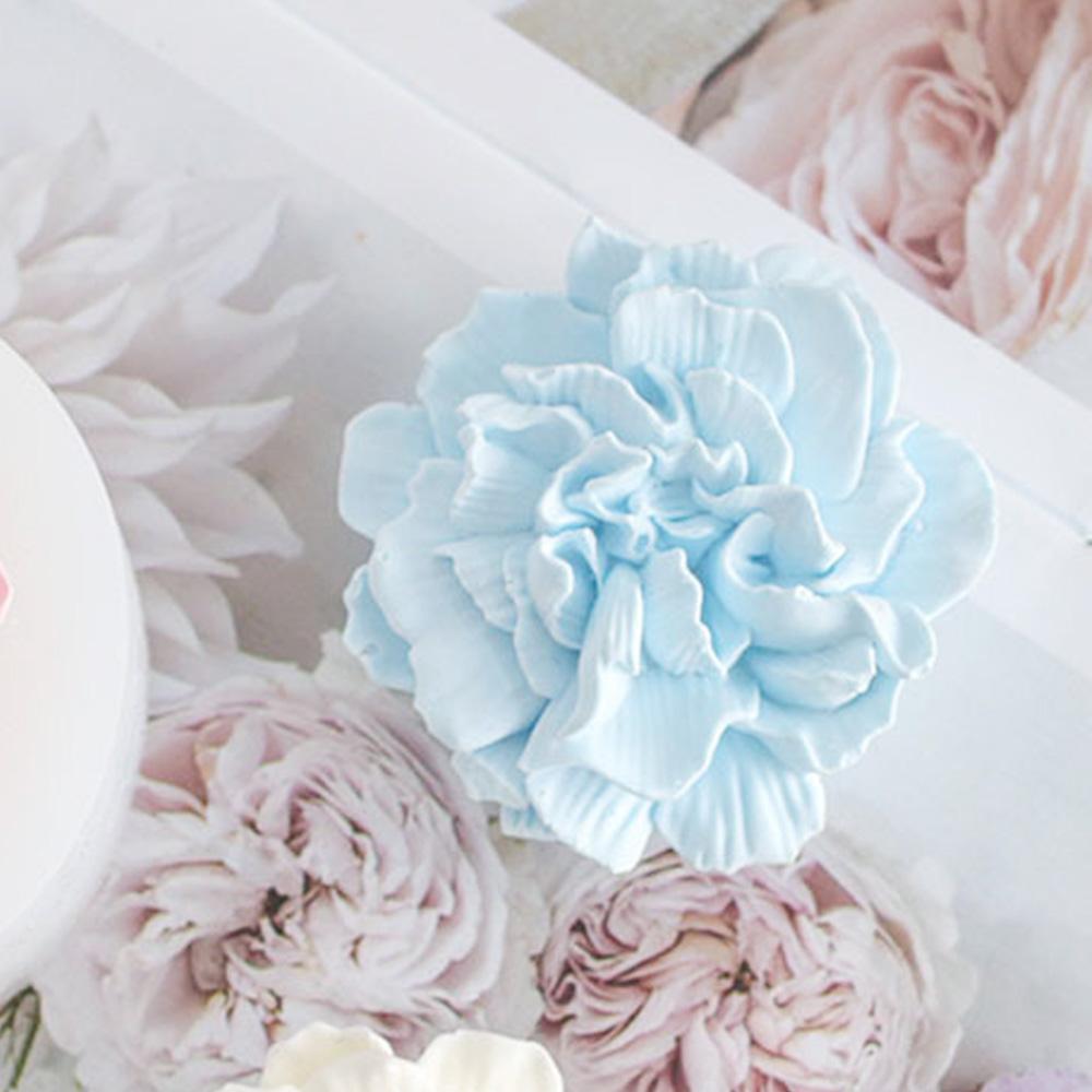 Форма для ароматерапии в виде цветка гвоздики, гипсовая, для DIY свечей, диффузного камня, украшения для мыла ручной работы, силиконовая форма KTY