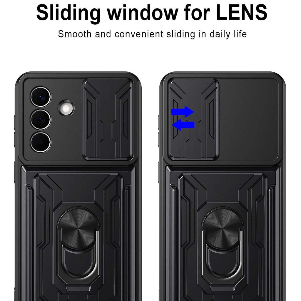 Прочный бронированный чехол для Samsung Galaxy A14 A15 A16 A06 A07 A57 A37 A56 A36 A26 A54 A34 A55 A35 A05S Слот-держатель для карт