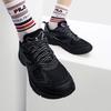 New FILA Low Top Casual Shoes Men's Black/Shadow Black Gray F12M432112FDB