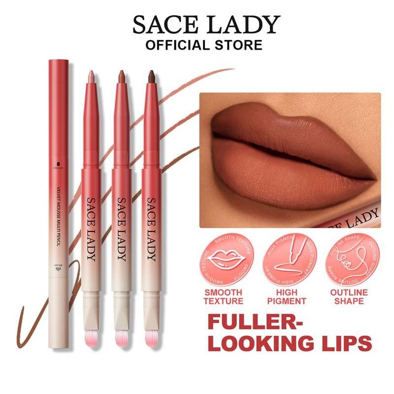 Sace Lady - Вельветовый Мусс Мульти-Лайнер для Губ - 2 Цвета