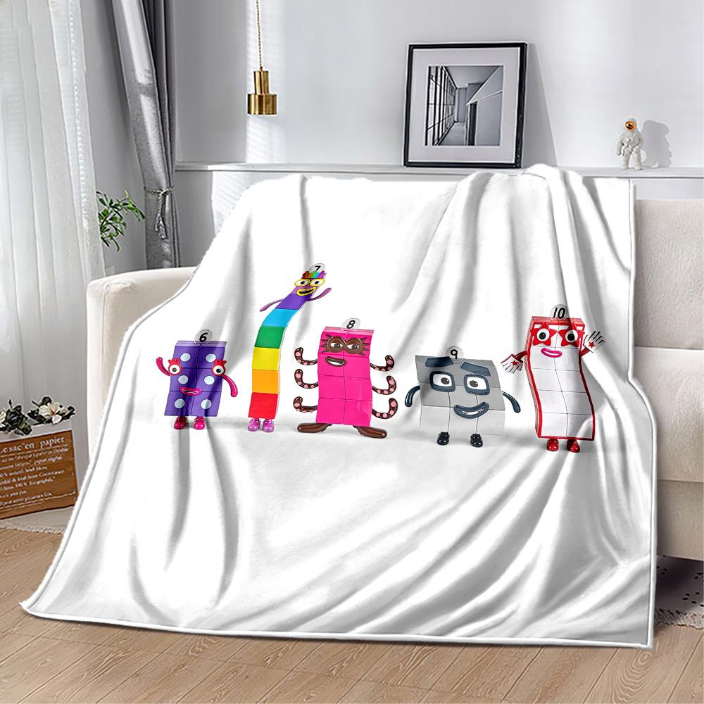 Numberblocks Blanket Soft & Cozy Suitable for Office Chair Sofa for All Occasions Digital Print Gifts For Family Or Friends