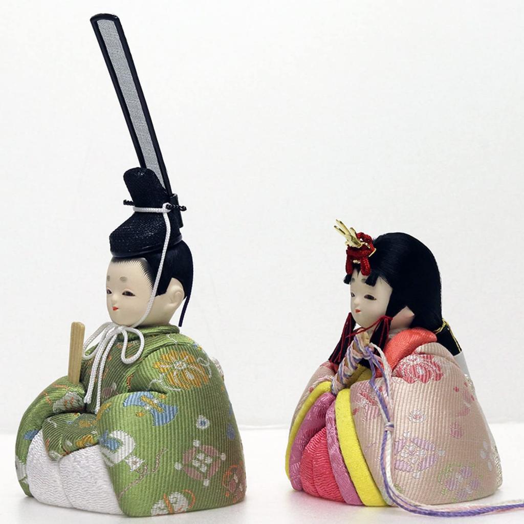 Hina Wooden Tsugumi Doll with Round Doll, Doll, Kotohoki, Only, Tray, White, KTH-3201H1