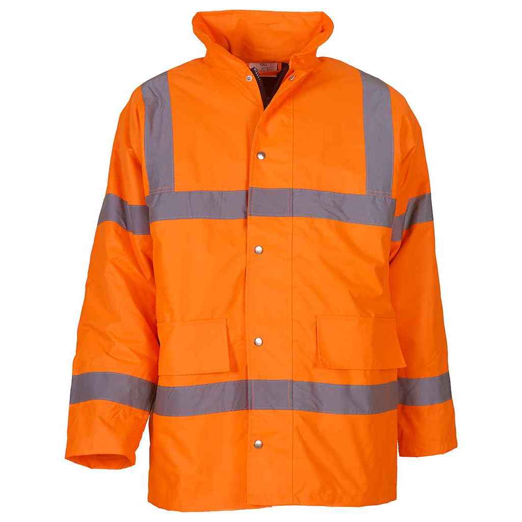 Yoko Unisex Adult Classic Motorway Hi-Vis Safety Padded Jacket