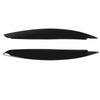 2 Pcs Headlight Eyebrow Front Left Right Light Eyelid Trim Cover for 1 Series E81 E82 E87 E88 2006 to 2013