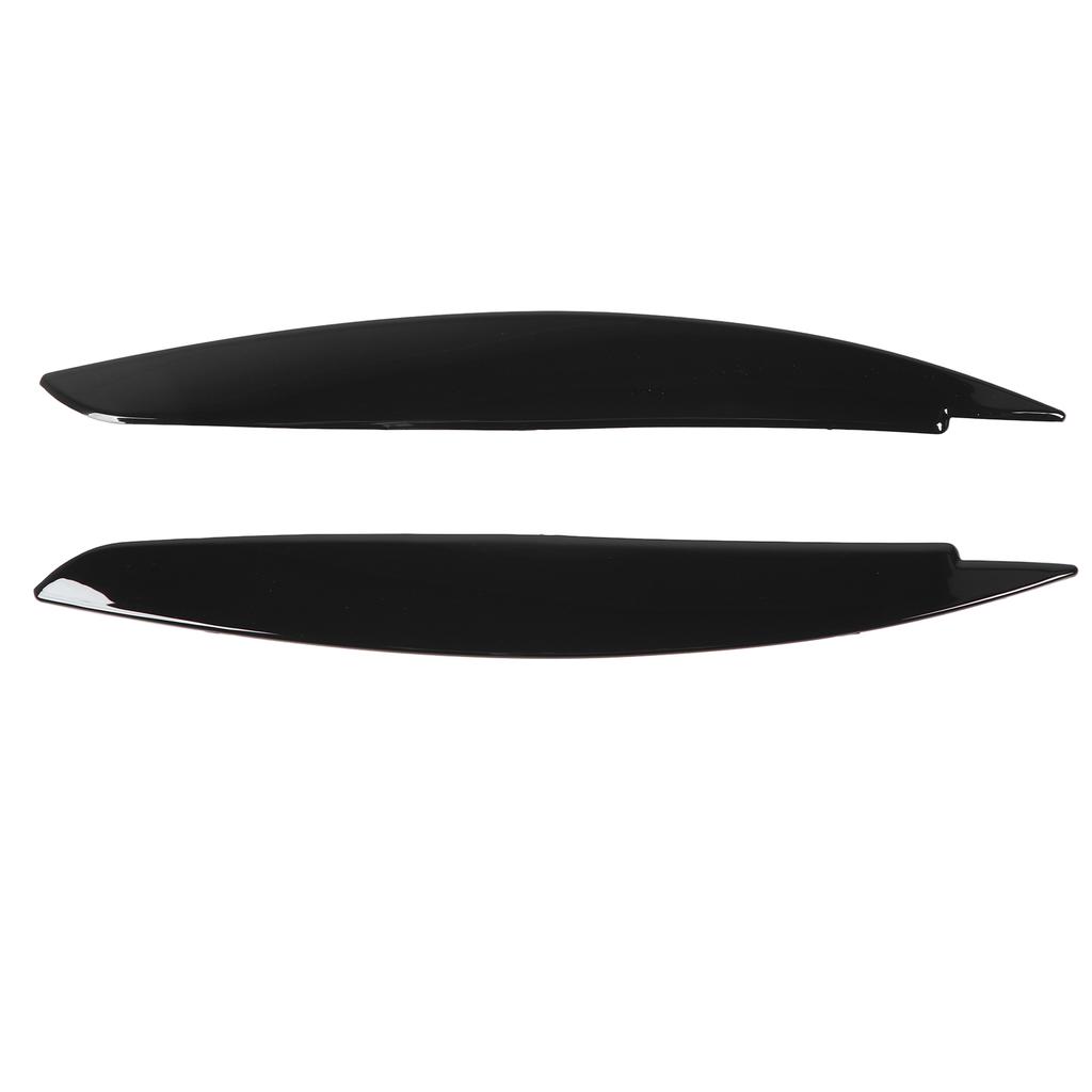 2 Pcs Headlight Eyebrow Front Left Right Light Eyelid Trim Cover for 1 Series E81 E82 E87 E88 2006 to 2013