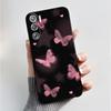 Чехол для ZTE nubia Red Magic 9 Magic9 9S Pro Plus 5G, модный, с бабочками и цветами, тонкий, черный, мягкий ТПУ, матовая задняя панель, защитная крышка