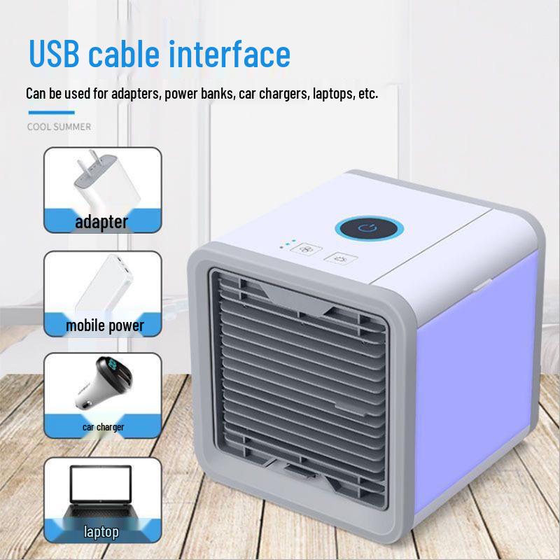 Мини-охладитель воздуха первого поколения – Портативный USB-вентилятор и бытовой кондиционер