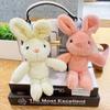 Car Keyring Key Chain Bunny Plush Doll Rabbit  Plush Doll Plush Keyring Bunny Plush Keychain