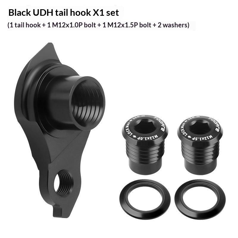 Direct Mount Bicycle Rear Derailleur Hanger Anti-Corrosion Thru-Axle Frame Compatible for Road Mountain Bike Accessories