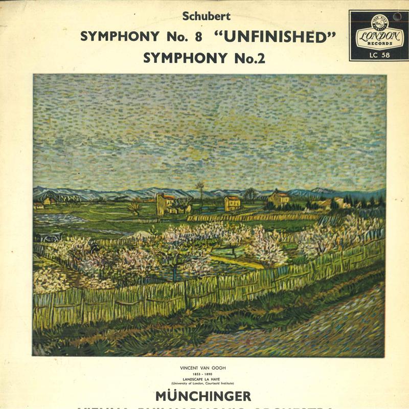 LP Record SCHUBERT, KARL MUNCHINGER, VIENNA P - Symphony No.8 In B Minor "unfinishe LC58 LONDON Japan Classical Used