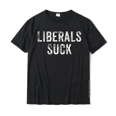 Футболка Funny Liberals Suck, футболка Republican Conservatives, футболка, топы, рубашки, новинка, хлопковые футболки для взрослых