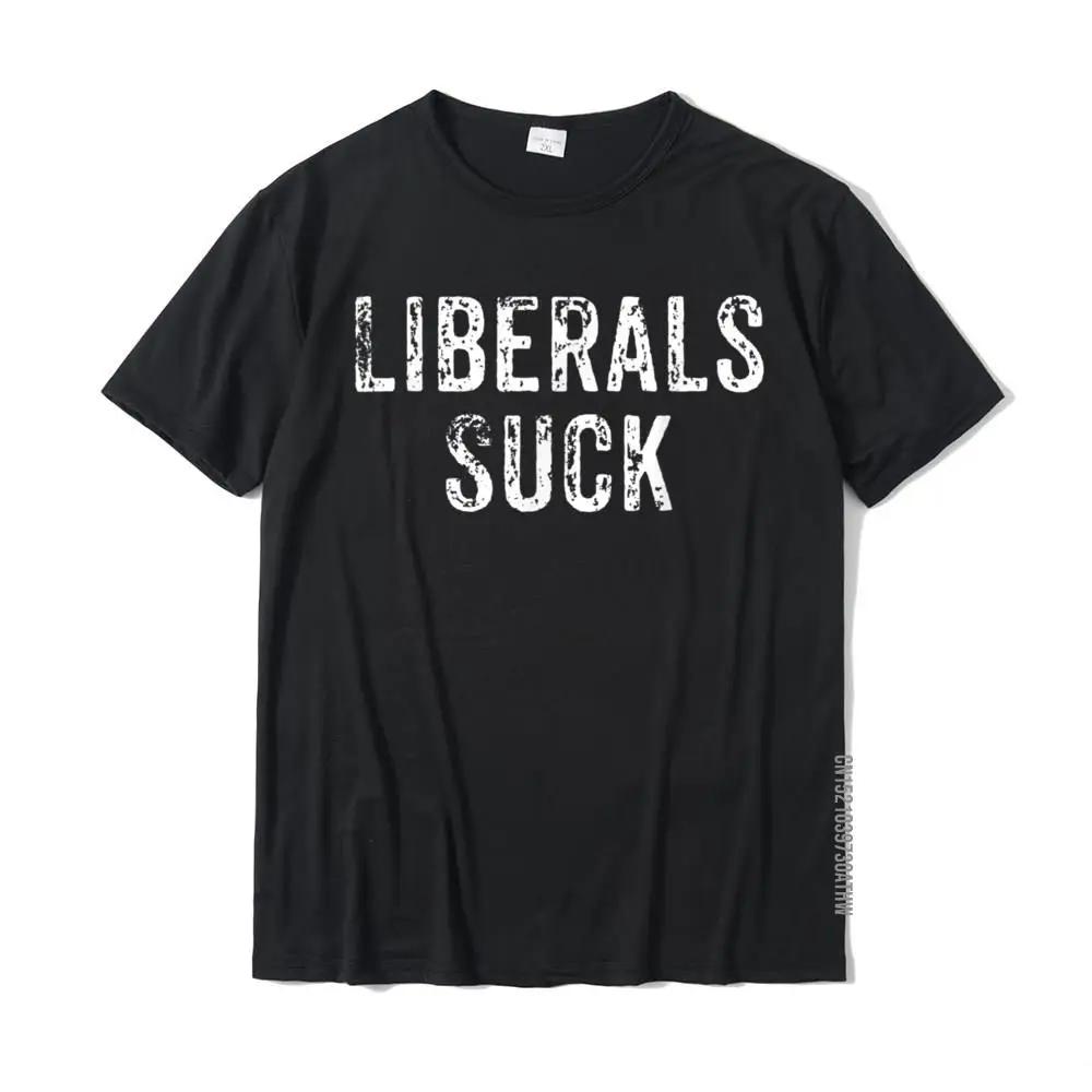 Футболка Funny Liberals Suck, футболка Republican Conservatives, футболка, топы, рубашки, новинка, хлопковые футболки для взрослых