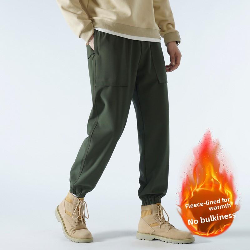 Американский стиль Ветрозащитные Водонепроницаемые Зимние Уличные Походные Брюки для Мужчин и Женщин, Брюки Карго с Флисовой Подкладкой и Утеплителем