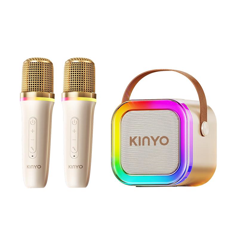 Kinyo Wireless KTV Microphone & Bluetooth Speaker System CN plug (adapter included)
