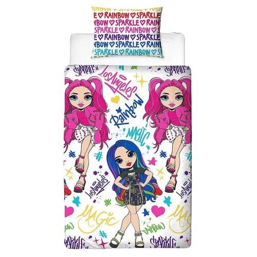 Rainbow High Glow Reversible Duvet Set