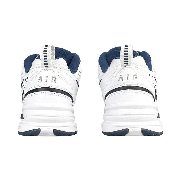 Nike Air Monarch 4 Белый Синий Низкие Массивные Кроссовки Унисекс Черно-Белый 415445-102(Команда47-М4)