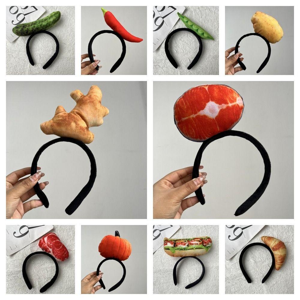 Headwear Simulated Food Hair Hoop Kawaii Vegetable Hair Bands Fashion Fruits Headband Female/Girls