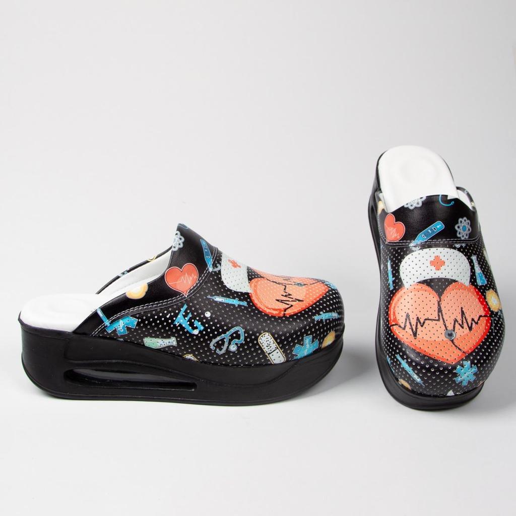 Ортопедические женские медицинские сабо — противоскользящие, удобные