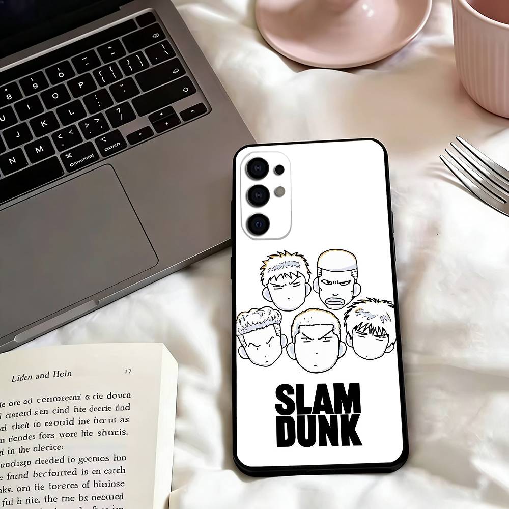 Slam Dunk-k SD Phone Case For Samsung S25,S24,S21,S22,S23,S30,Ultra,S20,Plus,Fe,Lite,Note,10,Black Cover