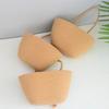 3-Tier Multi Pocket Hanging Baskets Woven Cotton Wall Mount Storage Bag  Bathroom